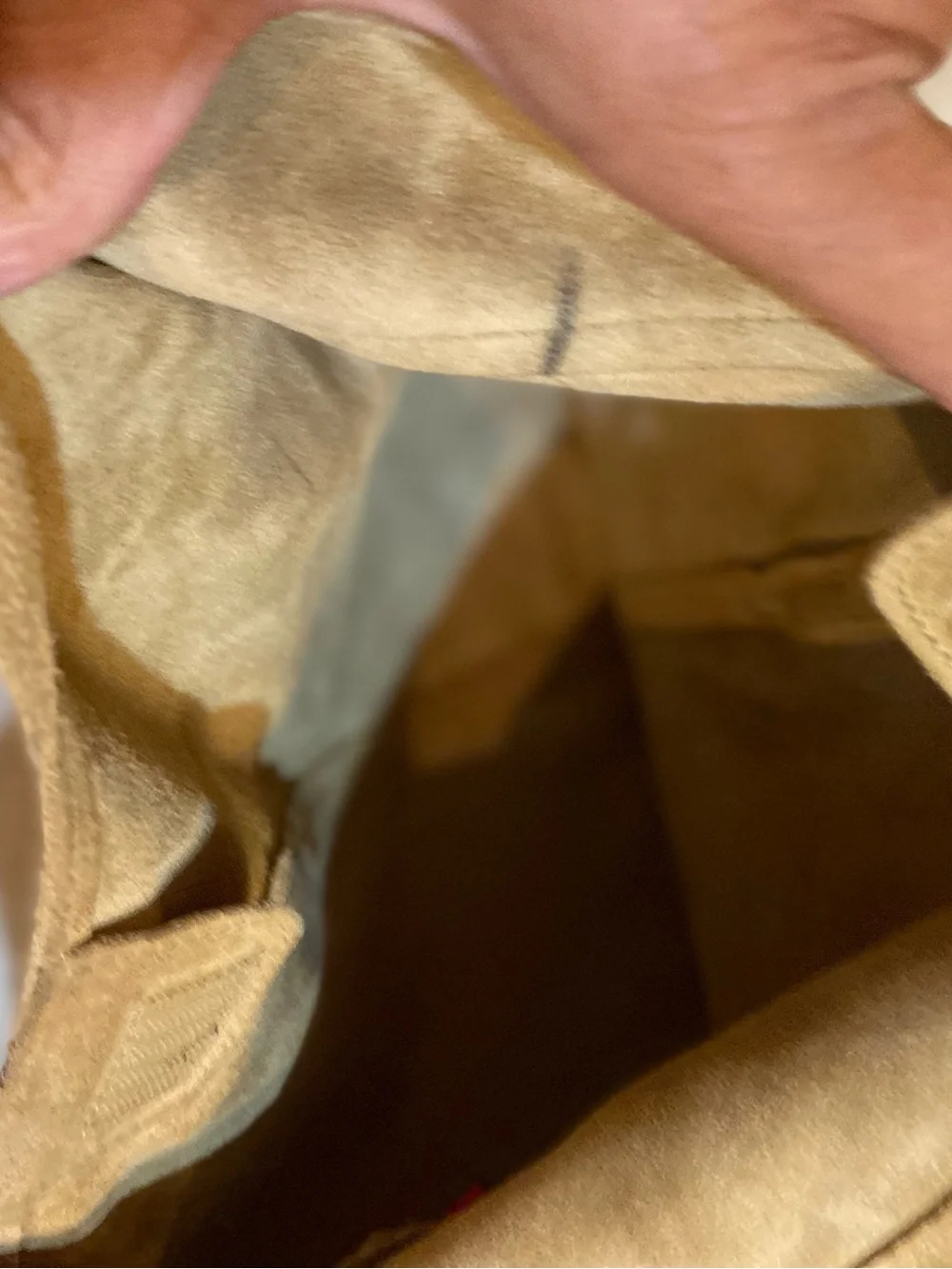 Source Unknown Suede Hobo Bag in Brown